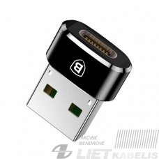 Adapteris USB A kištukas, USB C lizdas su OTG, BASEUS