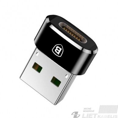 Adapteris USB A kištukas, USB C lizdas su OTG, BASEUS