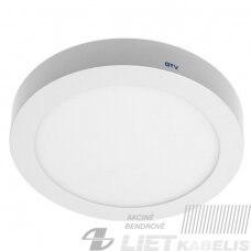 LED šviestuvas Oris plus 13W, 4000K, 1020Lm, IP20, apvalus pridedamas, GTV