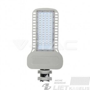 Gatvės šviestuvas LED 100W, 4000K, 13500Lm, pilkas, IP95, V-TAC