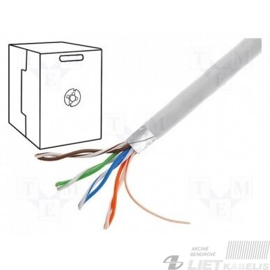 Kabelis kompiuteriui UTP-KAT 5 4x2x0.5 CCA