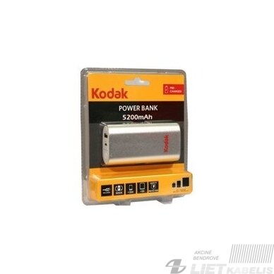 Kroviklis Portable charger 5200mAh, Kodak