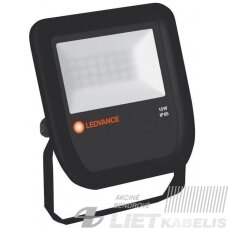 LED prožektorius 10W, 4000K, IP65  juodas Ledvance