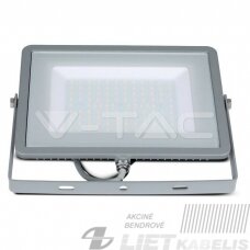 LED prožektorius SMD 100W, 4000K, IP65, pilkas, V-TAC