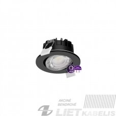 LED šviestuvas 4,5W, 2700K-4000K, potinkinis juodas, PHILIPS