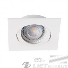 LED šviestuvas DALLA CT-DTL50-W, įleidžiamas, 12V, baltas, IP20, KANLUX