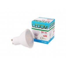 Lempa LED 7W, GU10, 581lm, 3000K, LEDOM