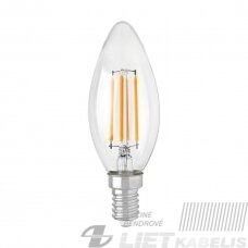 LED lepma filamentinė VELA 6W, E14, 2700K, 730LM,  Struhm