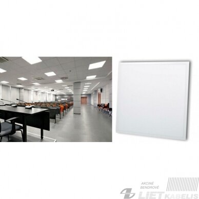 LED panelė  40W, 4000K, 4800lm, 600x600mm, VISIONAL 2