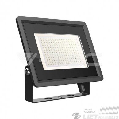 LED prožektorius 200W, 4000K, 17600lm, IP65, juodas,  V-TAC