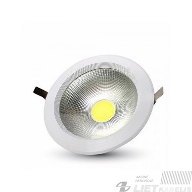 LED šviestuvas 30W, 4000K, 3100Lm, įleidžiamas, IP20, V-Tac