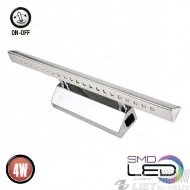 LED šviestuvas ALBATROS 4W, 4200K, 360lm, IP20, Horoz Electric