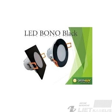 LED šviestuvas BONO 5W, 4000K, 350LM, IP65/20, Greenlux 2