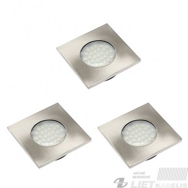 LED šviestuvas Marbella Plus montuojamas 1,5W, 3000K, 80lm, IP20, GTV