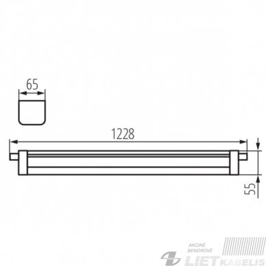 LED Šviestuvas TP Strong ECO 46W, 4000K, 5980lm, IP65, KANLUX 4