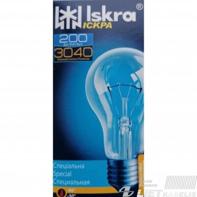 Lempa kaitrinė 200W, E27, Iskra/Bellight 2