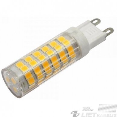 Lempa LED 12W, G9, 230V, 1160lm, 2700K, keramikinė, LEDline