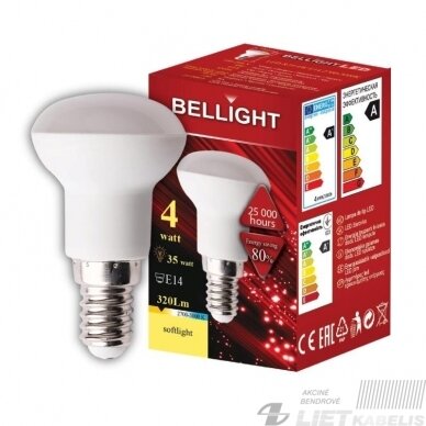 Lempa LED, R39, E14, 4W, 2700-3000K, 320LM, Bellight