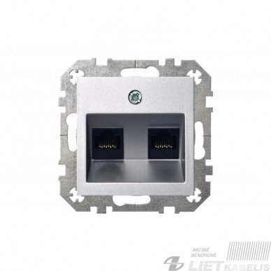 Lizdas kompiuterinis IKL-002-01 2x RJ45 kat6 be rėmelio , Elipson, Liregus