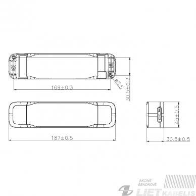 Maitinimo šaltinis LS-60-24LI1, 60W, 24V, IP20, Eaglerise 2