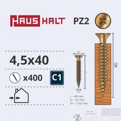 Medvaržtis 4.5x40 geltonas, Haushalt 2