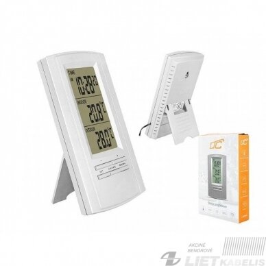 Meteorologinė stotelė 1xAAA, pilka, LTC