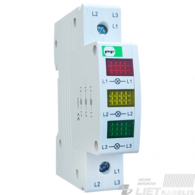 Modulinė indikacinė lemputė FMI3 raudona-geltona-žalia