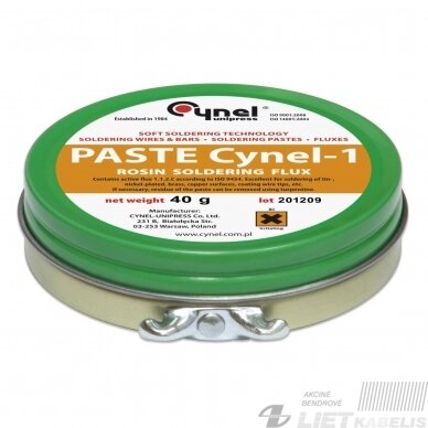 Pasta litavimui 40G CHE1406, TERMO PASTY/CYNEL