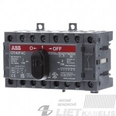 Perjungiklis modulinis 3F/40A 1-0-2 be rankenos OT40F4C, ABB