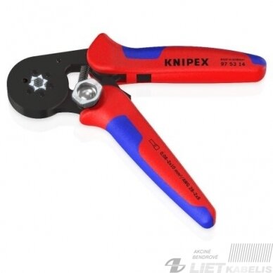 Replės antgalių užspaudimui 2-10mm² šešiakampis, KNIPEX 2