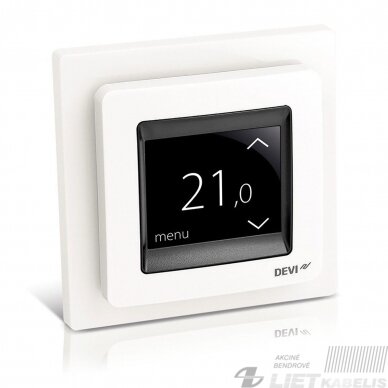 Termostatas grindims 140F1064 16A ip21 baltas touch DEVI