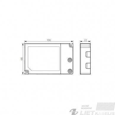 Transformatorius RICO DIM LED 17-25W Kanlux 2