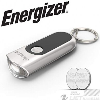 Žibintas-pakabukas 1x LED,2xCR2016, KEYCHAIN LIGHT energizer 3